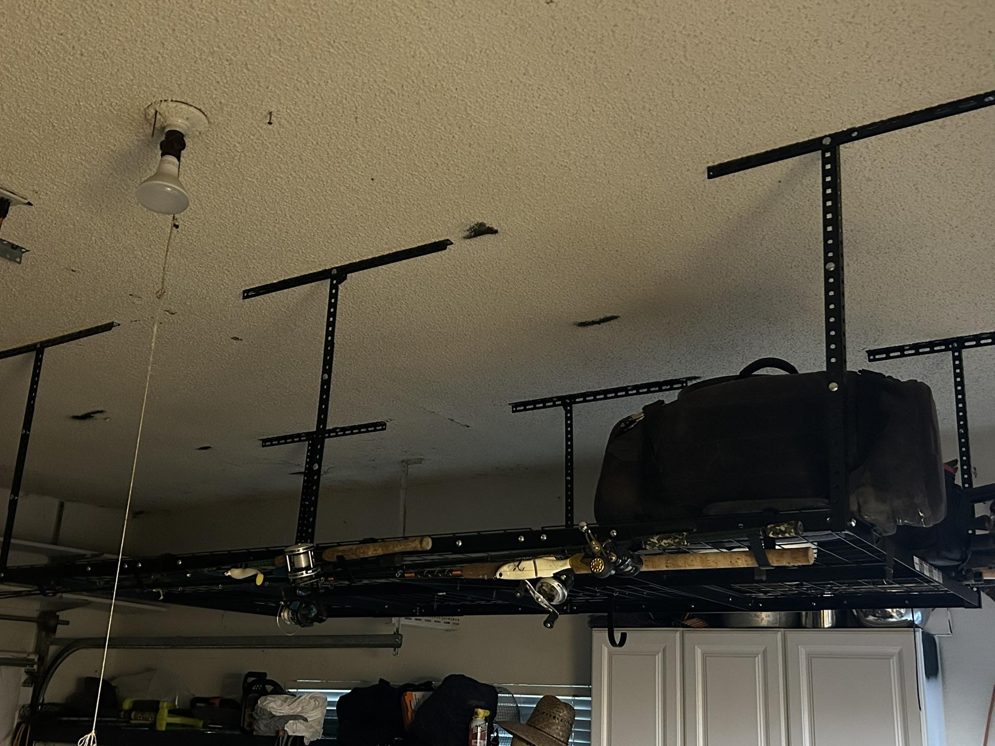 Garage storage installed